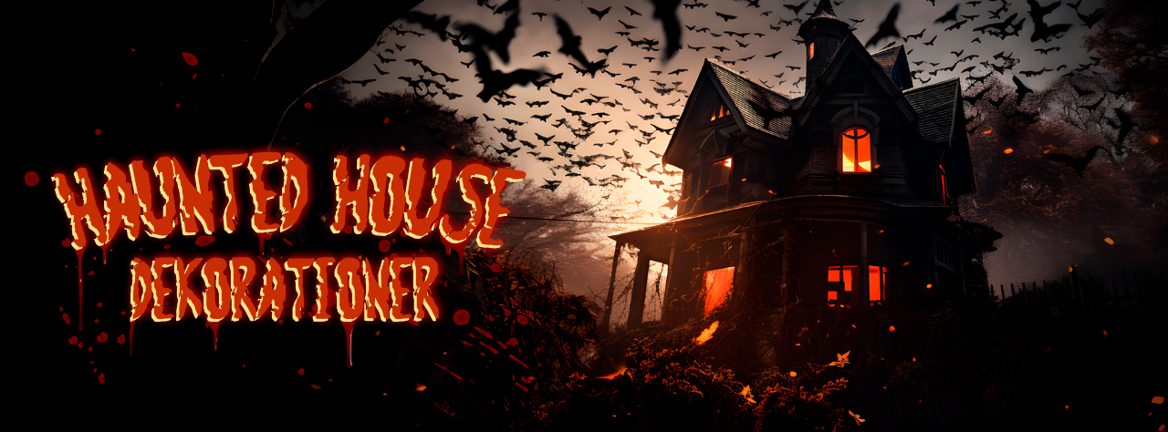 Vilde Haunted House Dekorationer!